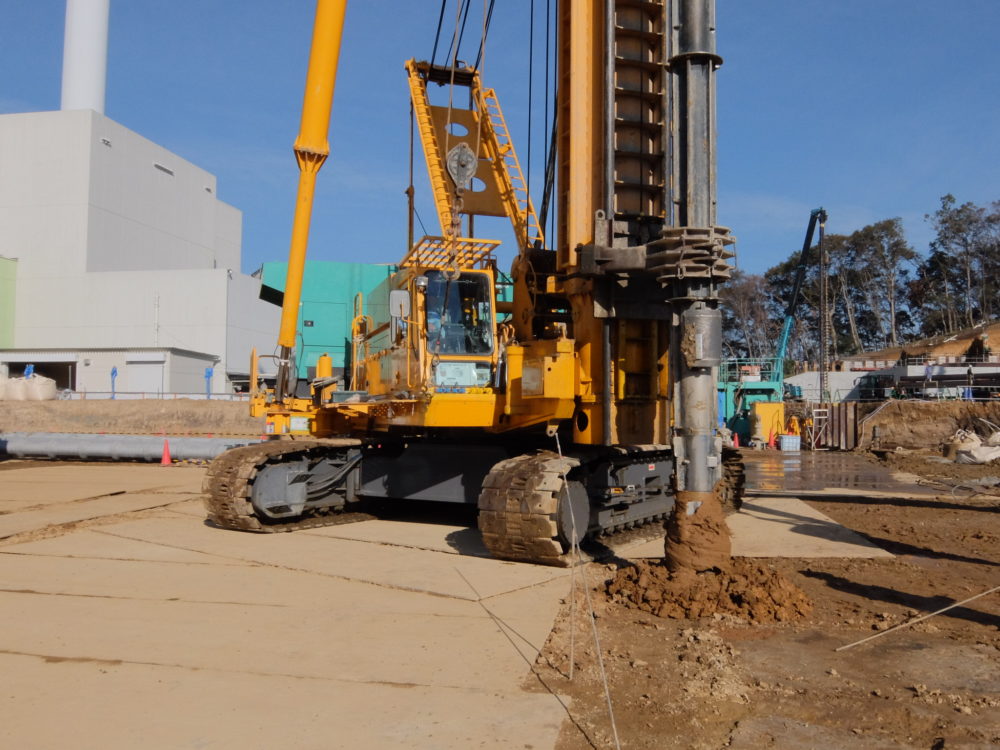 ②工場棟建築工事状況（11月中旬）