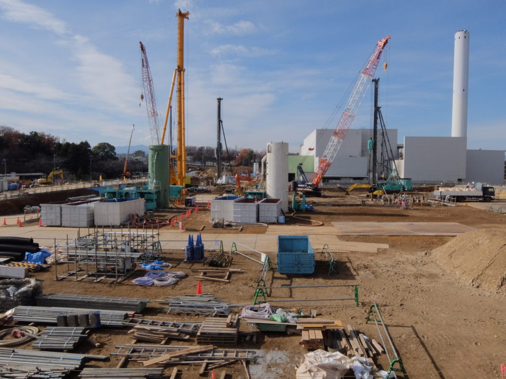 ⑥工場棟建築工事状況（12月下旬）